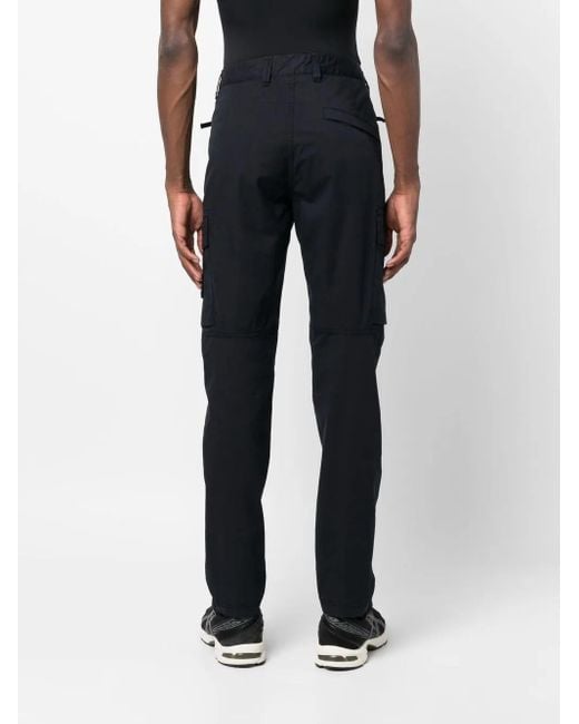 Stone Island Blue Pantalone Regular Tapered for men