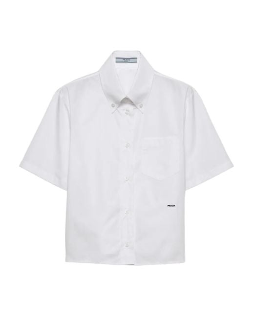 Prada パッチポケット シャツ White
