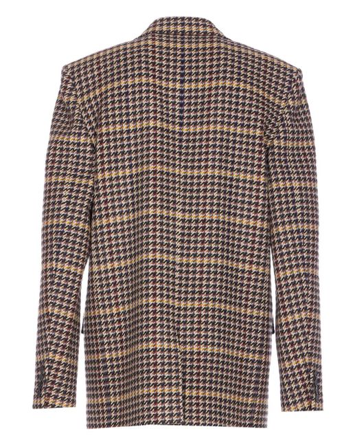 Saint Laurent Brown Wool Double Breasted Jacket