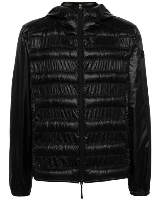 Moncler Black Luseney Hooded Padded Jacket for men