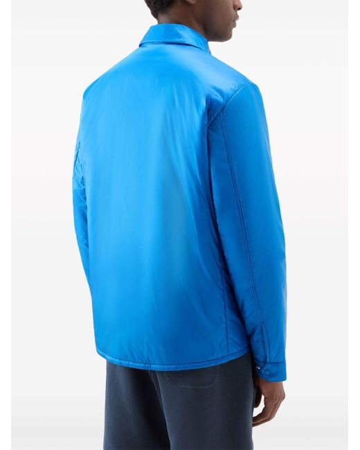Woolrich Pertex Gewatteerd Shirtjack in het Blue voor heren