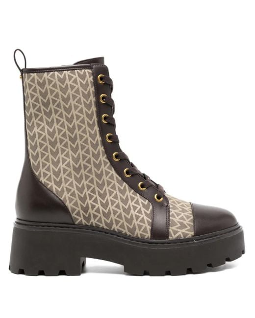 Michael Kors Brown 50Mm Blake Combat Boots