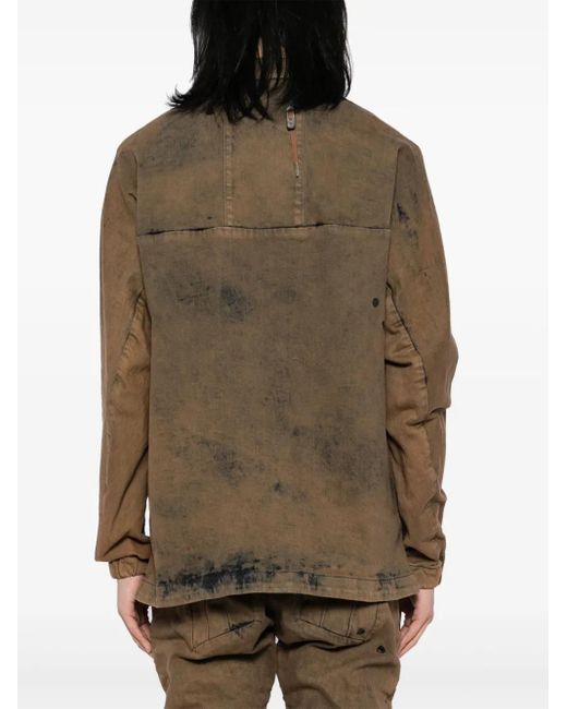 Boris Bidjan Saberi Green Denim Jacket for men