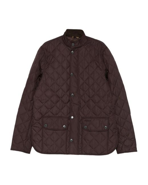 Barbour Brown Lowerdale Quilted Jacket for men