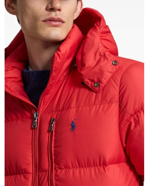 Polo Ralph Lauren Red Gorham Detachable-Hood Jacket for men