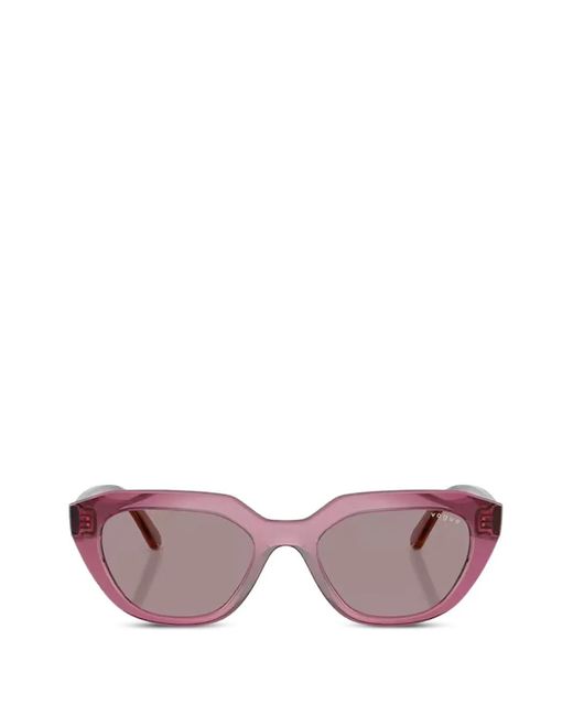 Vogue Eyewear Pink Lunettes De Soleil À Monture Géométrique