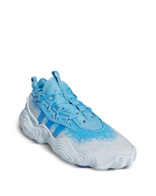 Adidas Blue Trae Young 3 Low Sneakers for men