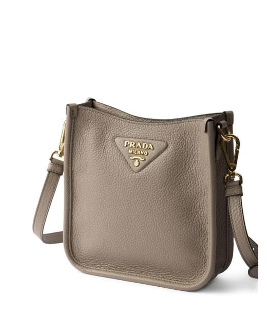 Borsa A Spalla Mini di Prada in Brown