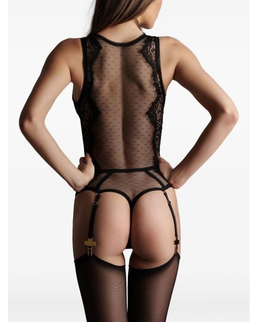 Maison Close Gray Inspiration Divine Floral-Lace Body