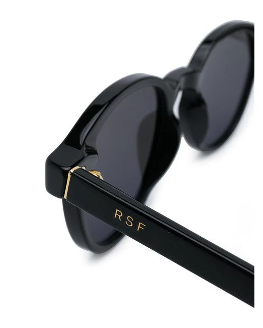 Retrosuperfuture Black Round Frame Sunglasses