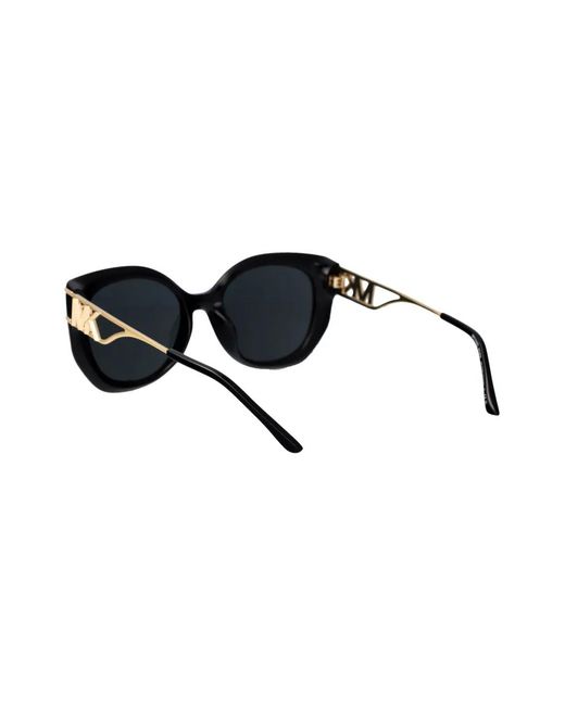 Michael Kors Black Round-Frame Sunglasses