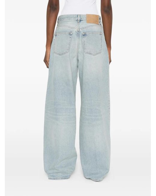 Haikure Blue Cotton Jeans