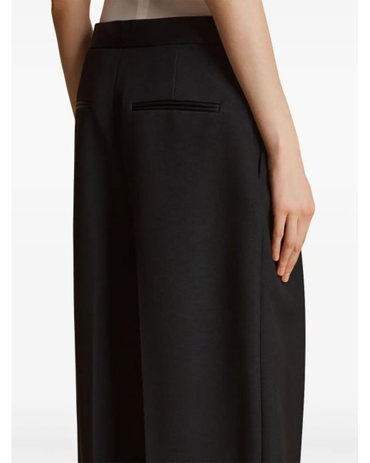Khaite Black Marine Trousers