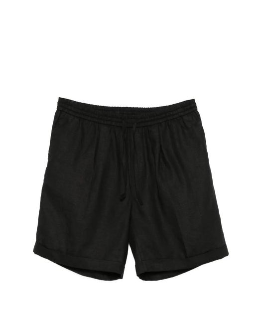 Aurélien Black Drawstring Shorts for men