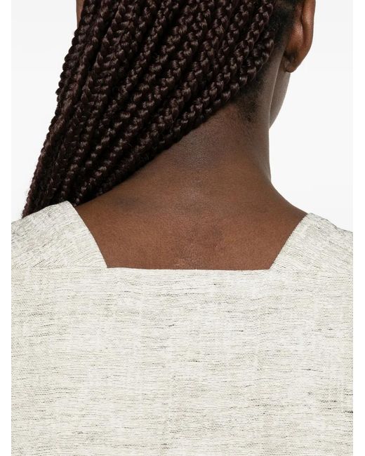 The Row White Short-Sleeves Top