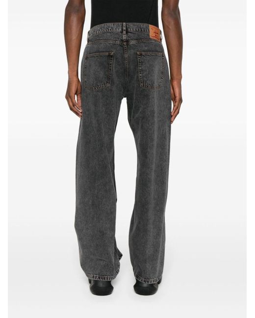 Y. Project Evergreen Wire Mid Waist Straight Jeans in het Gray voor heren