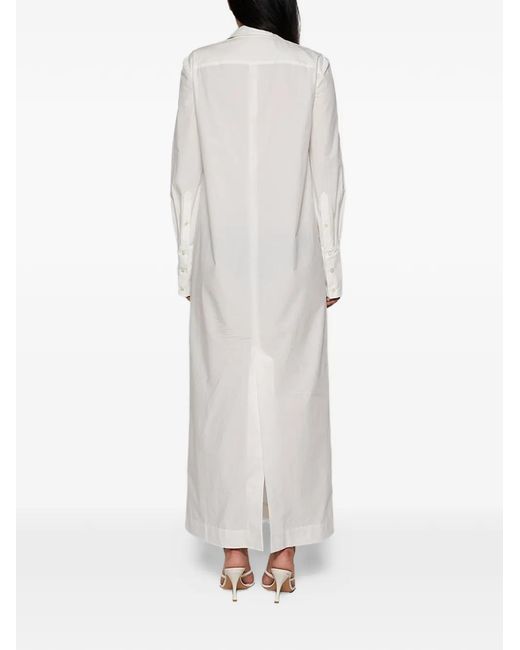 Interior White Fletcher Collared Dress