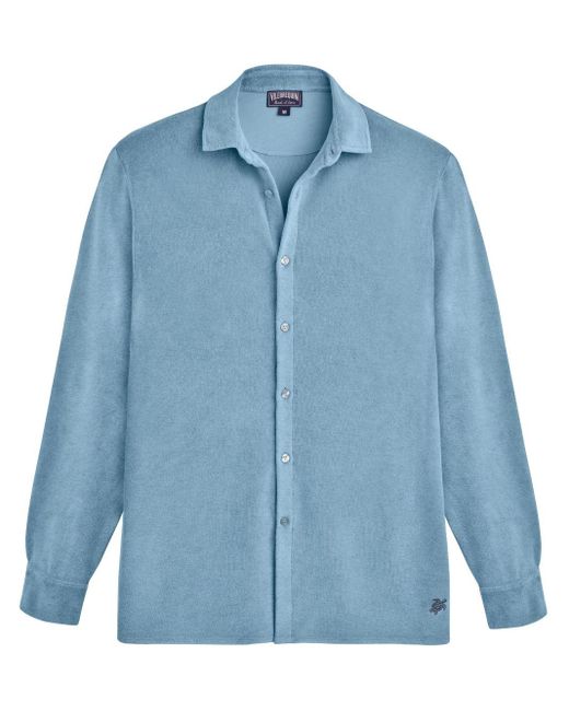 Vilebrequin Blue Chill Terry-cloth Shirt for men