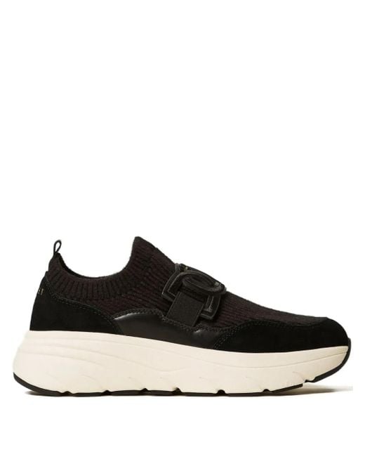 Twinset Black Running Sneakers