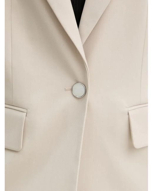 Guess Natural Notched-Lapels Blazer