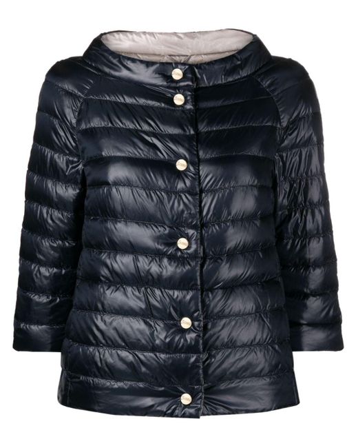 Herno Black Reversible Quilted Jacket