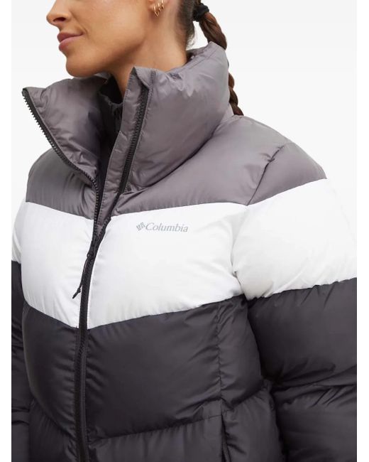 Columbia Puffect Ii Donsjack Met Colourblocking in het Gray