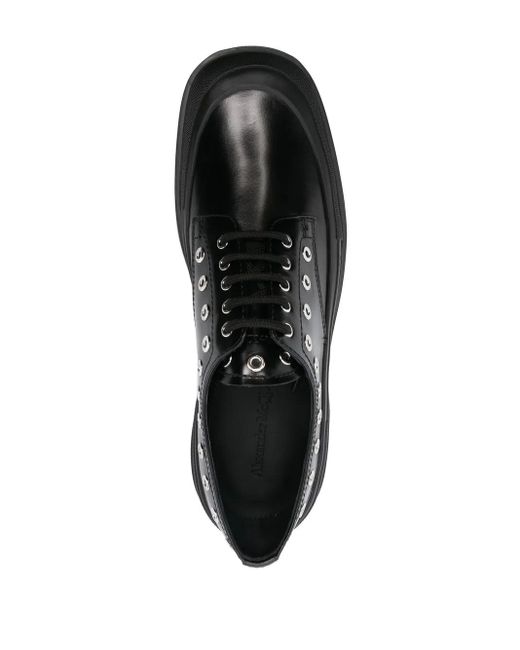 Alexander Mc Queen Trew Tread Slick Leather Brogues Alexander McQueen pour homme en coloris Black