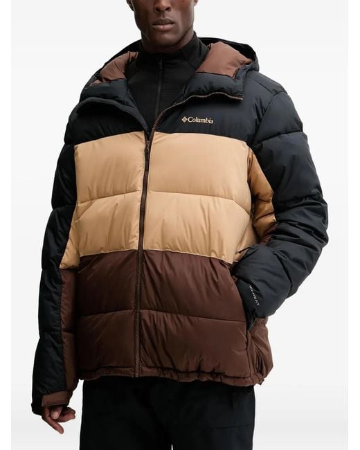 Columbia Black Hooded Padded Jacket for men