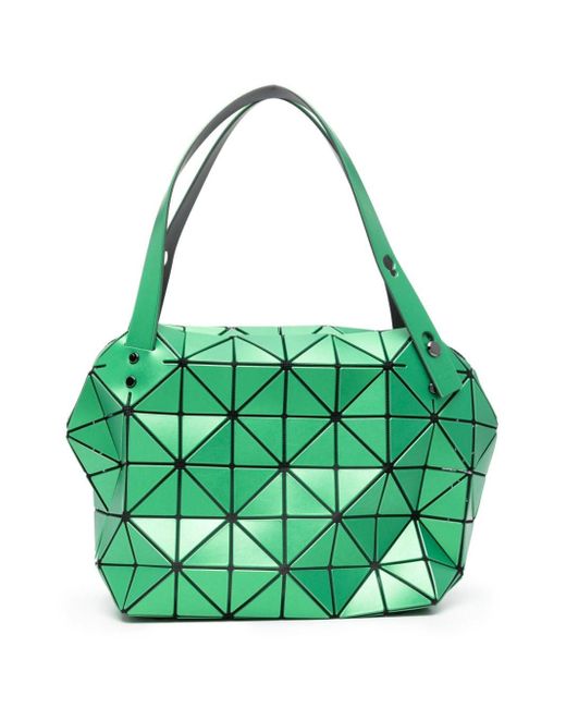 Sac porté épaule Boston à motif géométrique Bao Bao Issey Miyake en coloris Green
