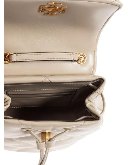 Tory Burch Natural Kira Backpacks & Travels White
