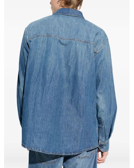 DARKPARK Blue Cotton Shirt for men