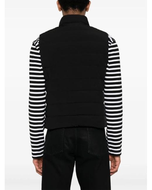 Moorer Black Oliver-Kn Padded Gilet for men