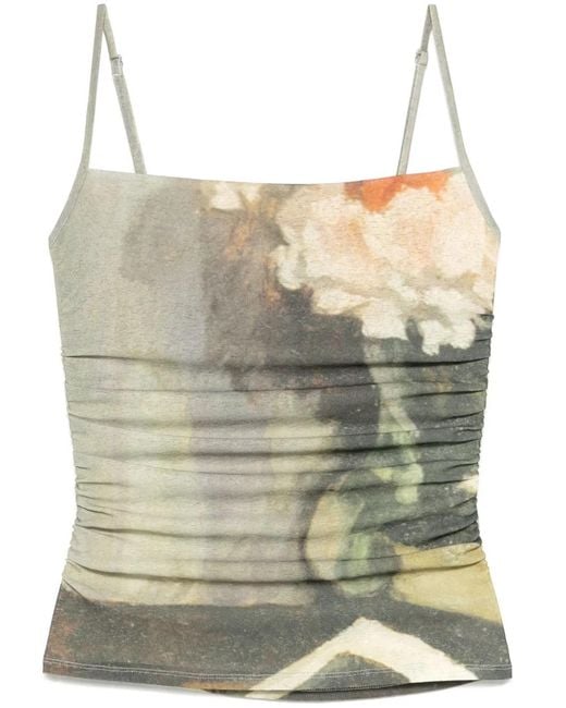 Nanushka Gray Jazlyn Top