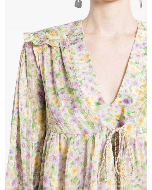 Bambah White Willow Mini Dress