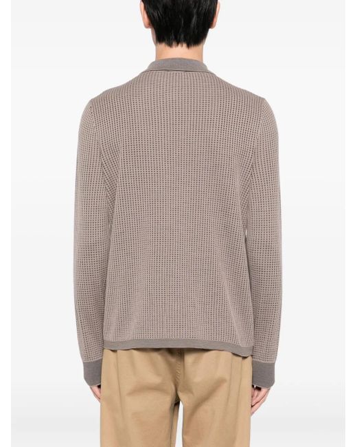 メンズ Brioni ジャカード シャツ Brown