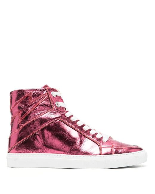 high flash sneakers zadig