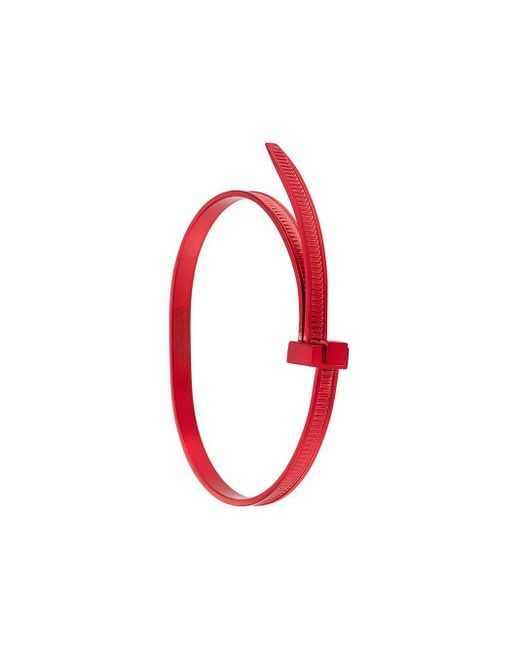 Ambush Red Armband im Kabelbinder-Design