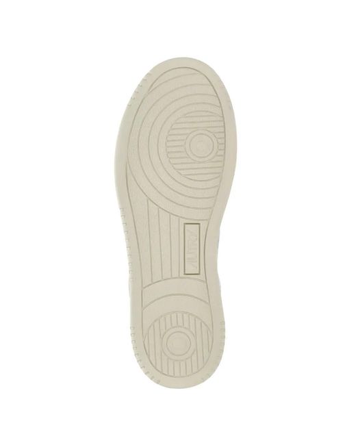 Autry White Light Sneakers With Tonal Stitching