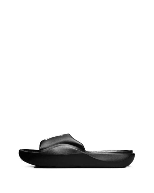 Nike Black Franchise Logo-Print Slides for men