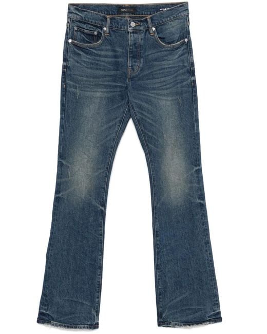 Purple Brand Blue Flared Jeans for men