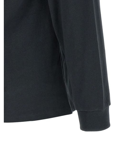 Gramicci Blue Logo-Print Long-Sleeve T-Shirt for men