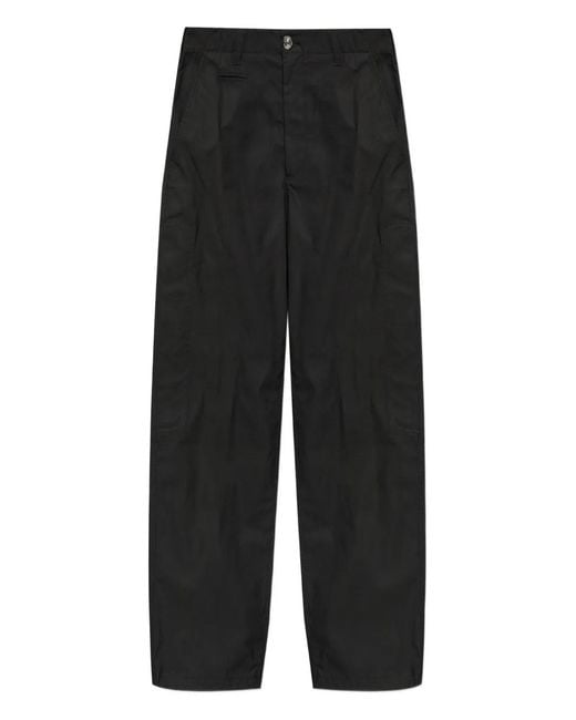 Moschino Black Cargo Trousers for men