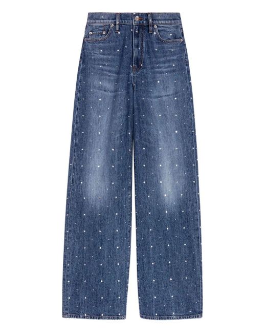 Maje Jeans Met Studs in het Blue