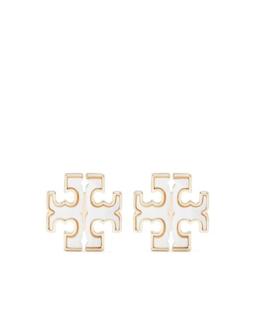 Pendientes Kira Tory Burch de color White