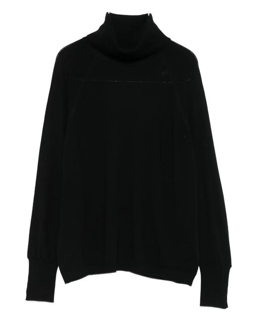 Pull À Col Roulé Alpha Studio en coloris Black