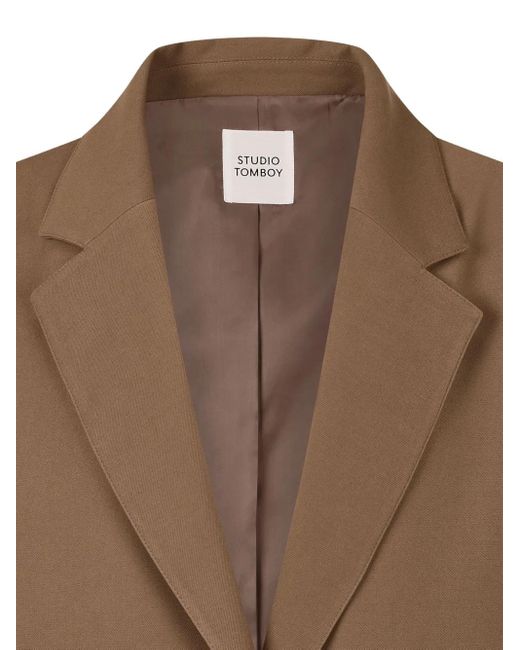 Studio Tomboy X Oversized Blazer in het Brown