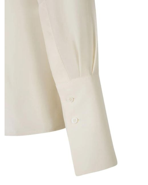 Givenchy Natural Wrap Silk Shirt