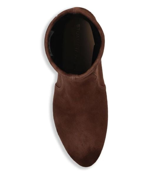 Stuart Weitzman Brown 60Mm Yuliana Ankle Boots