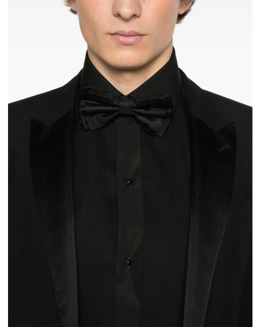 Canali Black Cotton Shirt for men