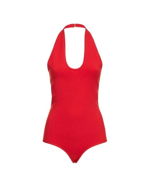 Michael Kors Red Body À Dos-Nu